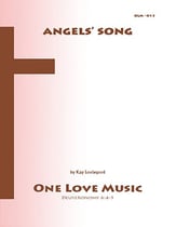 Angels Song Unison choral sheet music cover